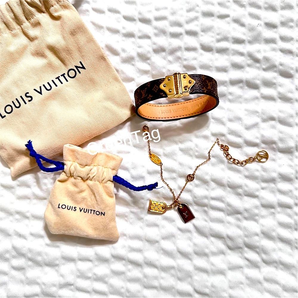 Louis Vuitton Nanogram and Nano Monogram Bracelets Bundle